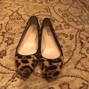 J. Crew cheetah flats